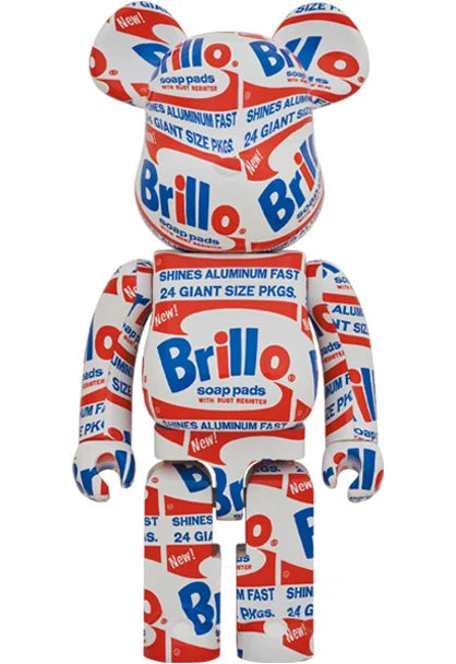 1000 % Bearbrick – Andy Warhol (Brillo)