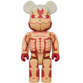 400% Bearbrick - Gepanzerter Titan (Attack on Titan)