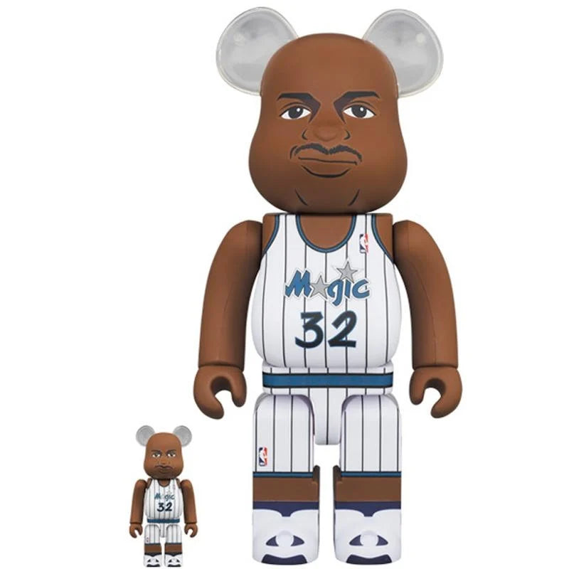 400% & 100% Bearbrick sæt - Shaquille O' Neal (Orlando Magic)