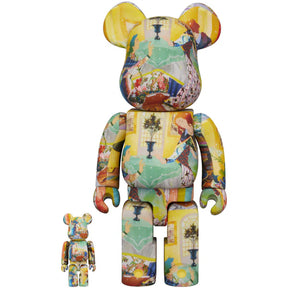 400% & 100% Bearbrick sæt - Tomokazu Matsuyama-Medicom Toy-Bearbrick