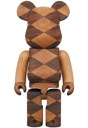 400% Karimoku Bearbrick – Woven #2