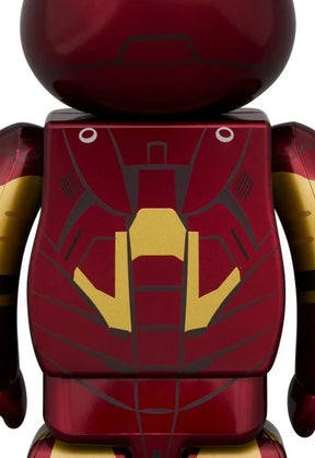 400 % und 100 % Bearbrick – Iron Man – Mark III (Infinity Saga)