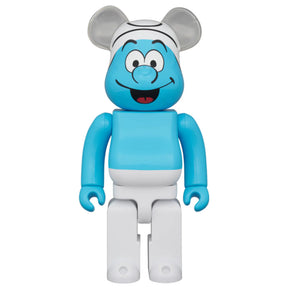 400% Bearbrick – Schlumpf (Blau)