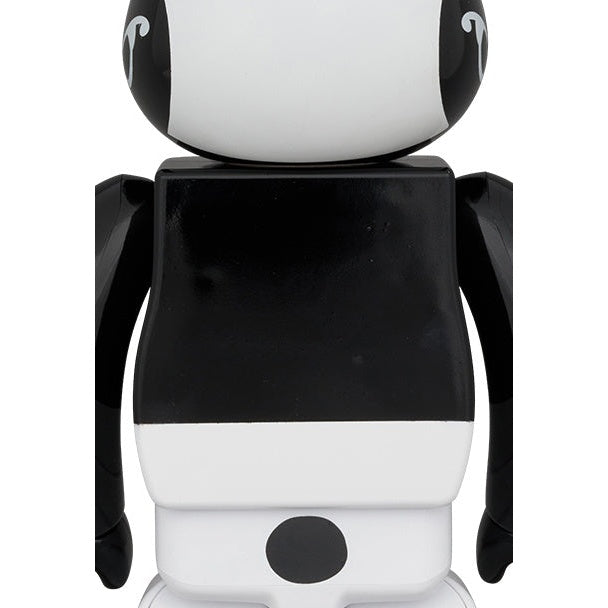 400% Bearbrick - Schlumpf (Schwarz)