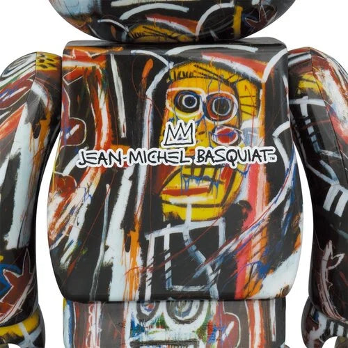 400 % und 100 % Bearbrick-Set – Jean-Michel Basquiat v11