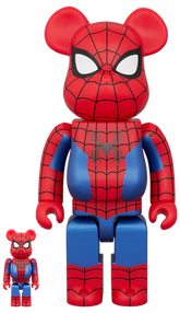 100 % und 400 % Bearbrick – Spider-Man (FINAL SUIT)