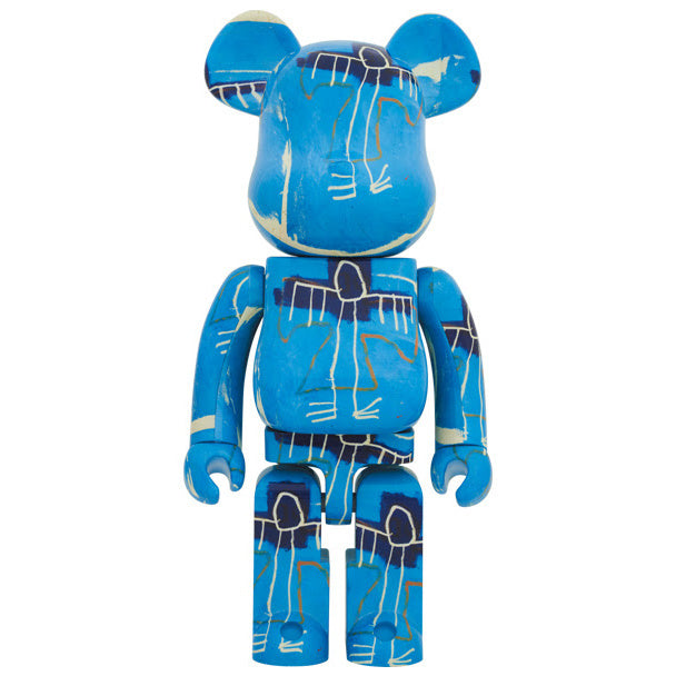 400% & 100% Bearbrick Set – Jackson Pollock Studio (Chrome-Version)
