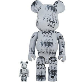 400% & 100% Bearbrick Set – Andy Warhol (Elvis Presley)