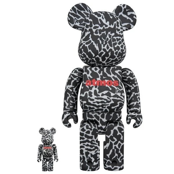 400 % & 100 % Bearbrick Set – Atmos – Umgekehrter Elefant